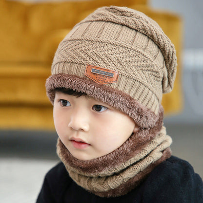 Warm knitted hat children's cap - Amazhona 