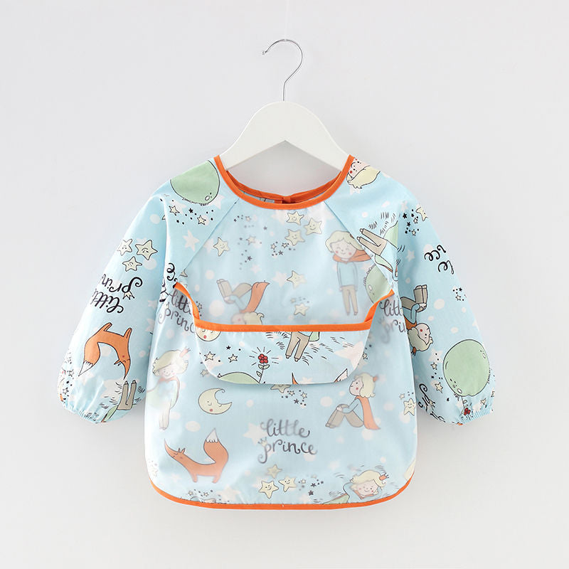 Waterproof Long-Sleeved Anti-Wear Baby Eating Clothes - Amazhona 