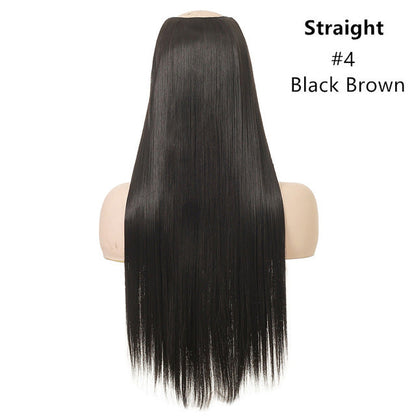 Wig Female One Piece Natural Long Straight Hair - Amazhona 