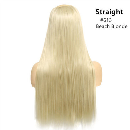 Wig Female One Piece Natural Long Straight Hair - Amazhona 