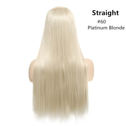 Wig Female One Piece Natural Long Straight Hair - Amazhona 