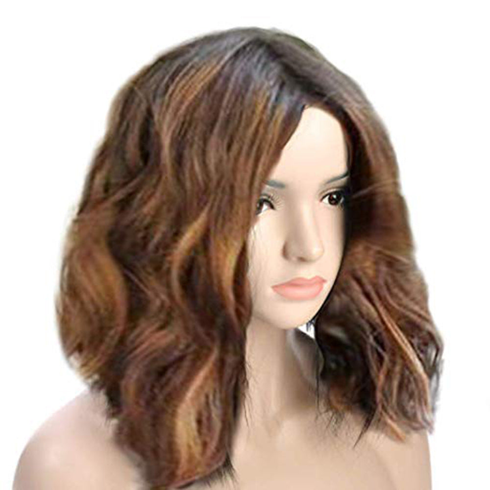 Wig female short curly hair - Amazhona 