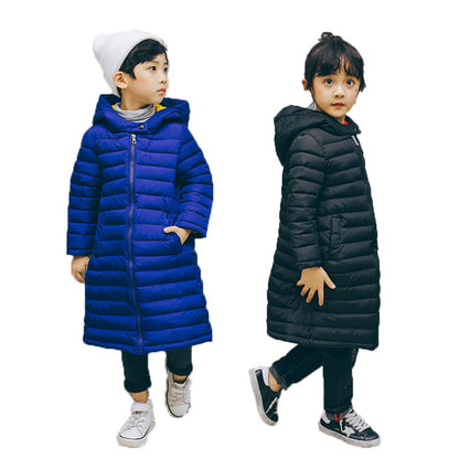 Winter Warm Children Cotton Clothing Mid Length - Amazhona 