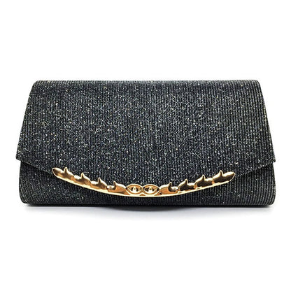 Woman Evening Bag 2022 Luxury Handbags Party Banquet Glitter Women Bags Brand Wedding Clutches Shoulder Bag Purse Bolsas Mujer - Amazhona 