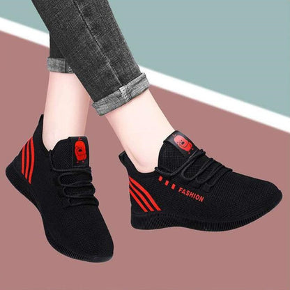 Women Casual Sports Shoes Woman Breathable Mesh Platform Sneakers Women Fashion Mesh Shoes Tenis Feminino Womens Sneaker Basket - Amazhona 