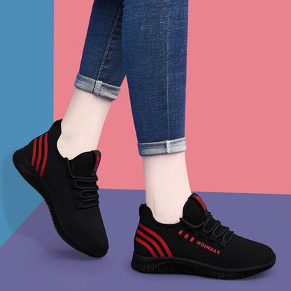 Women Casual Sports Shoes Woman Breathable Mesh Platform Sneakers Women Fashion Mesh Shoes Tenis Feminino Womens Sneaker Basket - Amazhona 