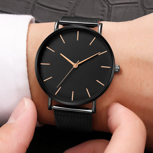 Women Watch Rose Gold Montre Femme 2022 Mesh Belt ultra-thin Fashion relojes para mujer Luxury Wrist Watches reloj muje - Amazhona 