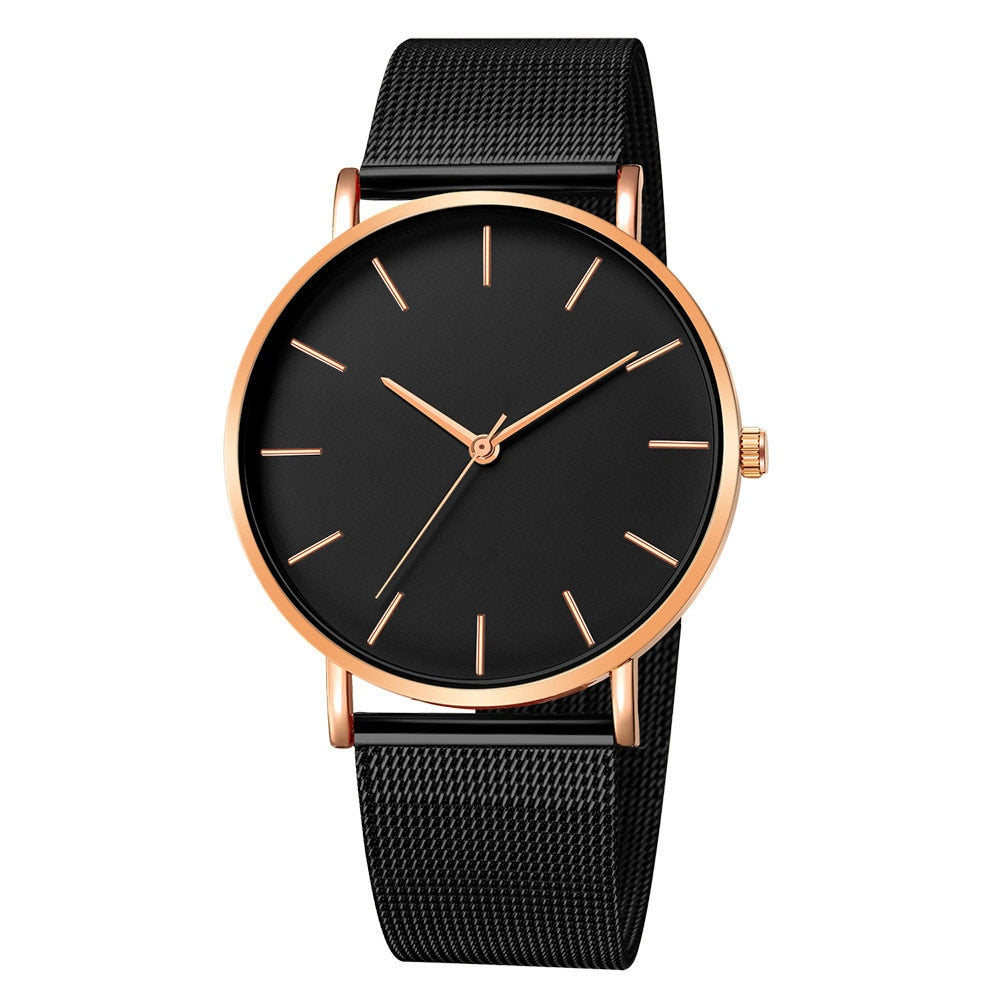 Women Watch Rose Gold Montre Femme 2022 Mesh Belt ultra-thin Fashion relojes para mujer Luxury Wrist Watches reloj muje - Amazhona 