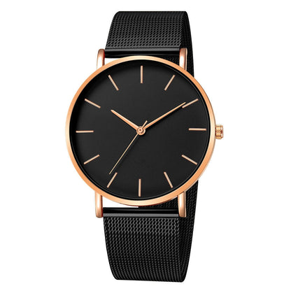 Women Watch Rose Gold Montre Femme 2022 Mesh Belt ultra-thin Fashion relojes para mujer Luxury Wrist Watches reloj muje - Amazhona 