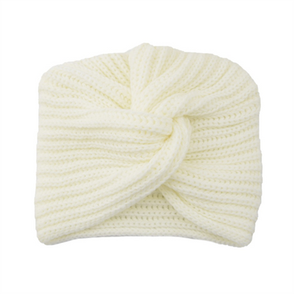 Women's Knitted Turban Hat Bohemia Cashmere Cross Wrap Head Lndian  Wool   Bonnet Turbante Cap - Amazhona 