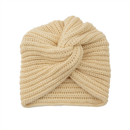 Women's Knitted Turban Hat Bohemia Cashmere Cross Wrap Head Lndian  Wool   Bonnet Turbante Cap - Amazhona 