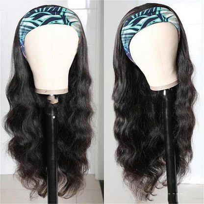 Women's New Ice Silk Hair With Head Cover Long Curly Wig - Amazhona 