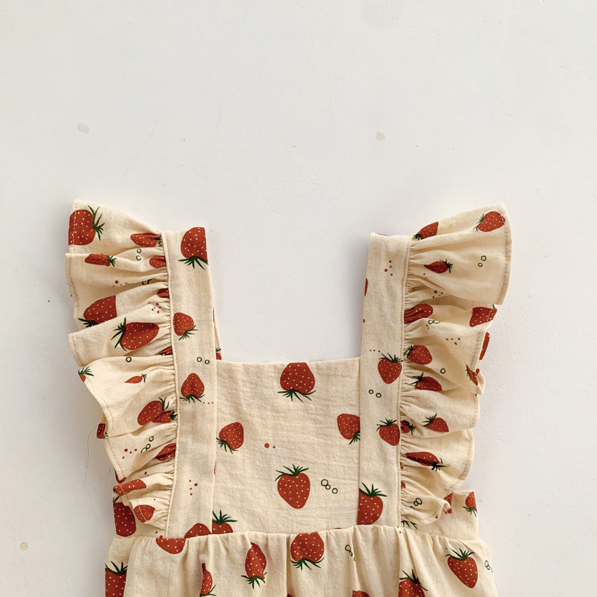 Women's Strawberry Romper Sleeveless Vest - Amazhona 