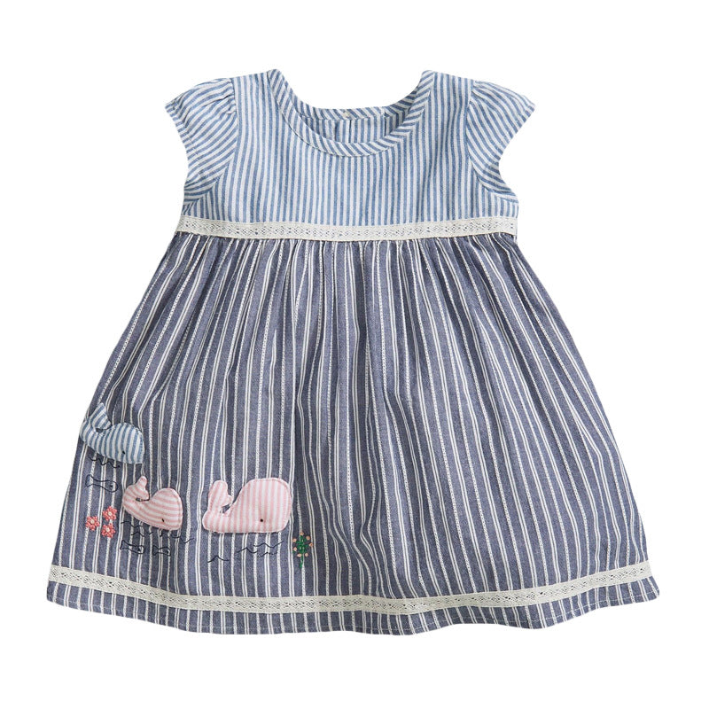 Woven sleeveless girls dress - Amazhona 