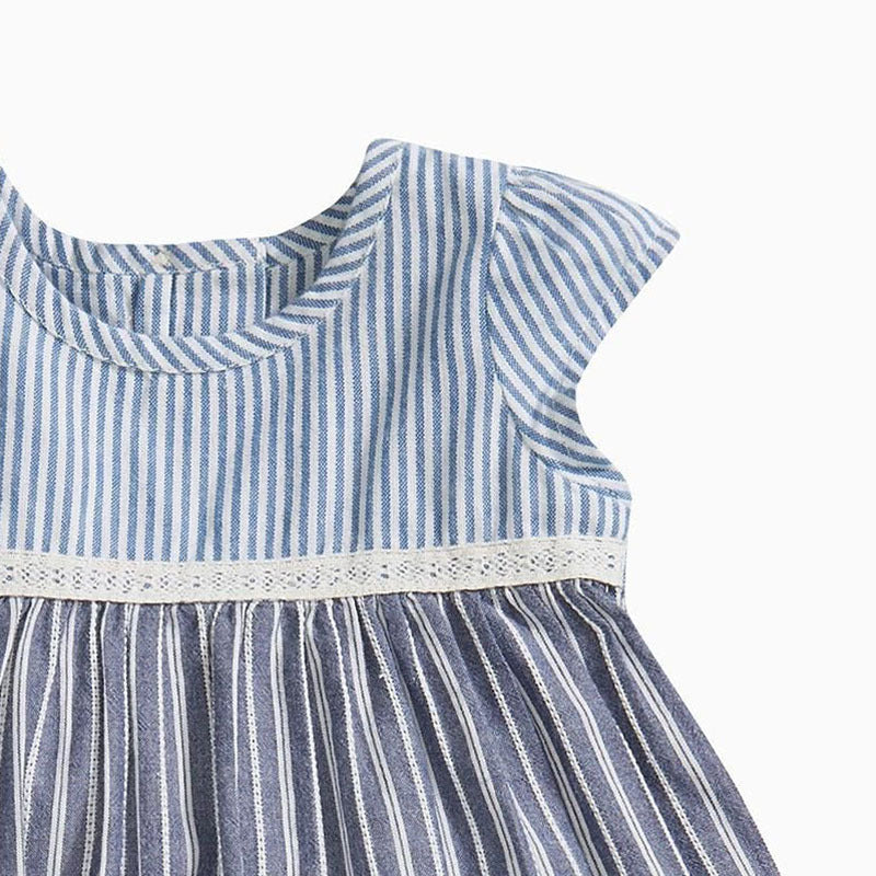 Woven sleeveless girls dress - Amazhona 