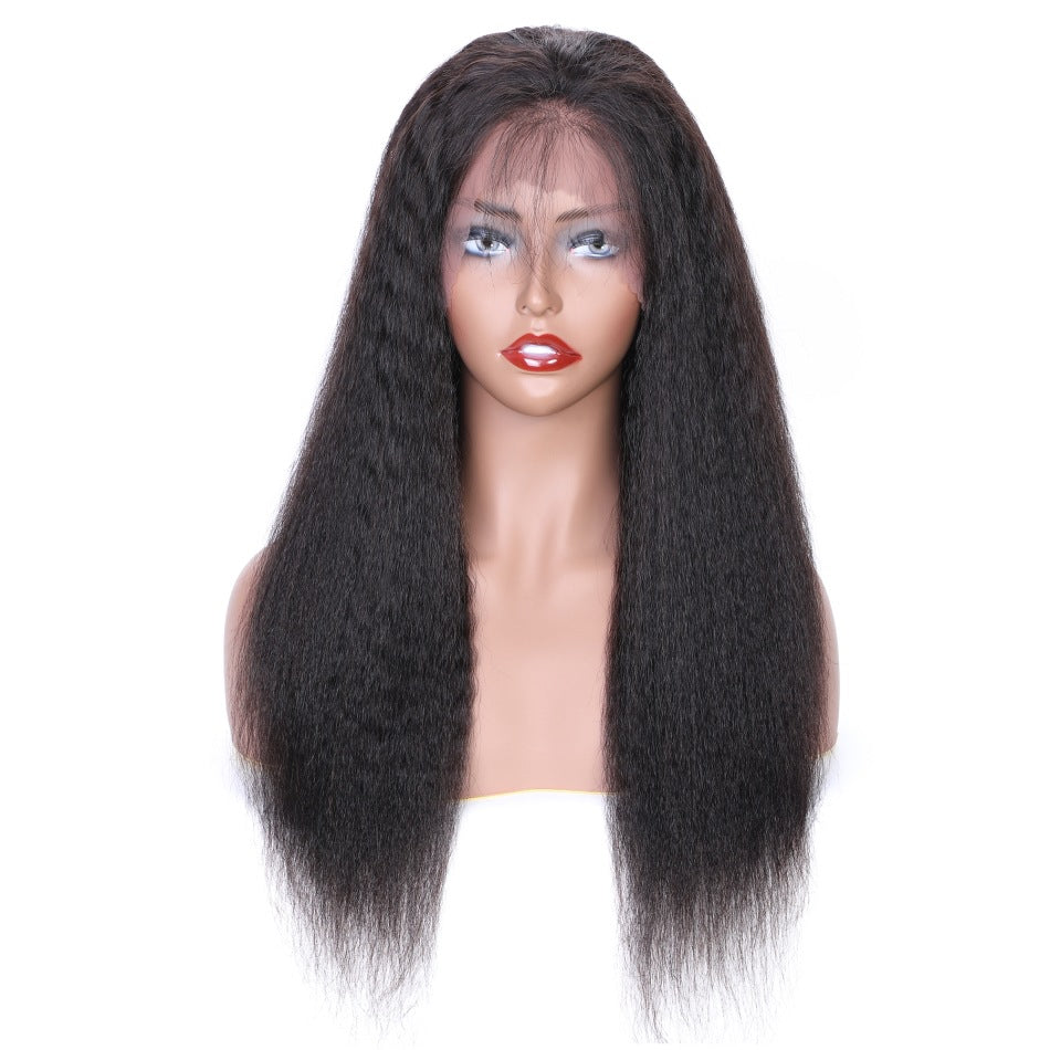 Yaki 13x4 Lace Frontal Wig Kinky Straight - Amazhona 