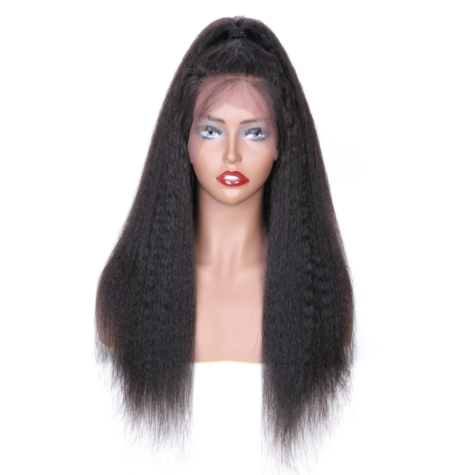 Yaki 13x4 Lace Frontal Wig Kinky Straight - Amazhona 