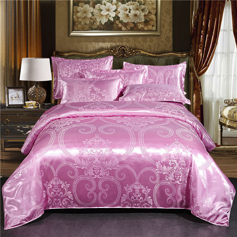 European Jacquard Quilt Cover Single And Double Silk - Amazhona 