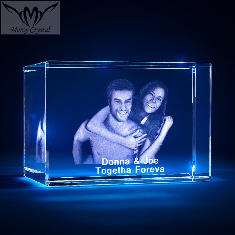 crystal  photo custom  laser engraving crystal sphere - Amazhona 