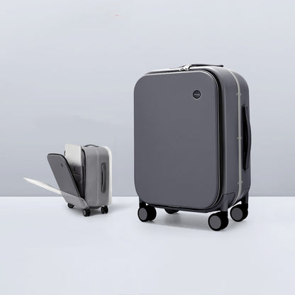 Front Opening Boarding 20 Suitcase Aluminum Frame - Amazhona 