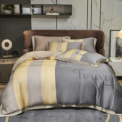 Tencel Four-piece Large Version Series Focus On High-end Bedding - Amazhona 