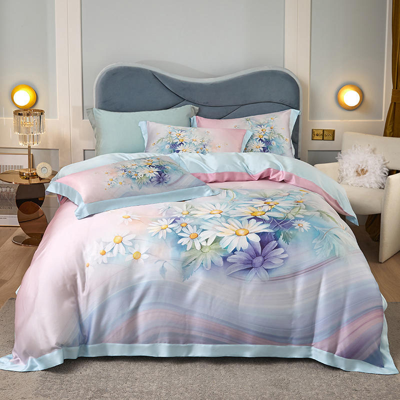 Tencel Four-piece Large Version Series Focus On High-end Bedding - Amazhona 