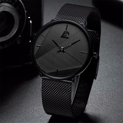 reloj hombre Watches Mens 2022 Minimalist Men's Fashion Ultra-thin Watch Simple Men Business Quartz Wristwatch relogio masculino - Amazhona 