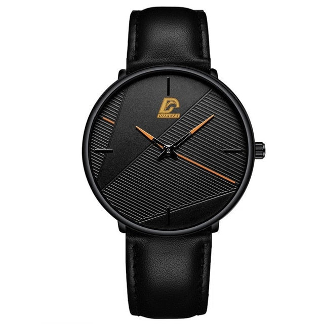 reloj hombre Watches Mens 2022 Minimalist Men's Fashion Ultra-thin Watch Simple Men Business Quartz Wristwatch relogio masculino - Amazhona 